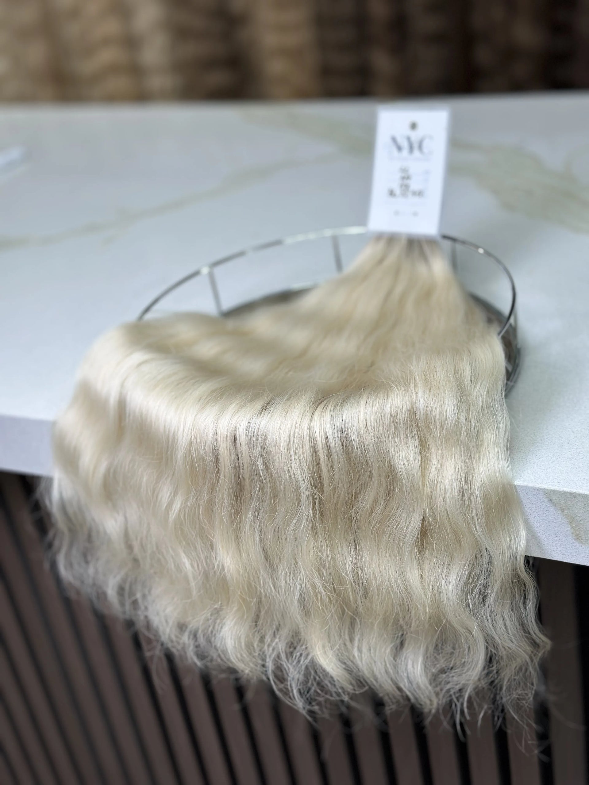 K-tip Slavic hair, colored, wavy 22 inch, 158gr, 214str