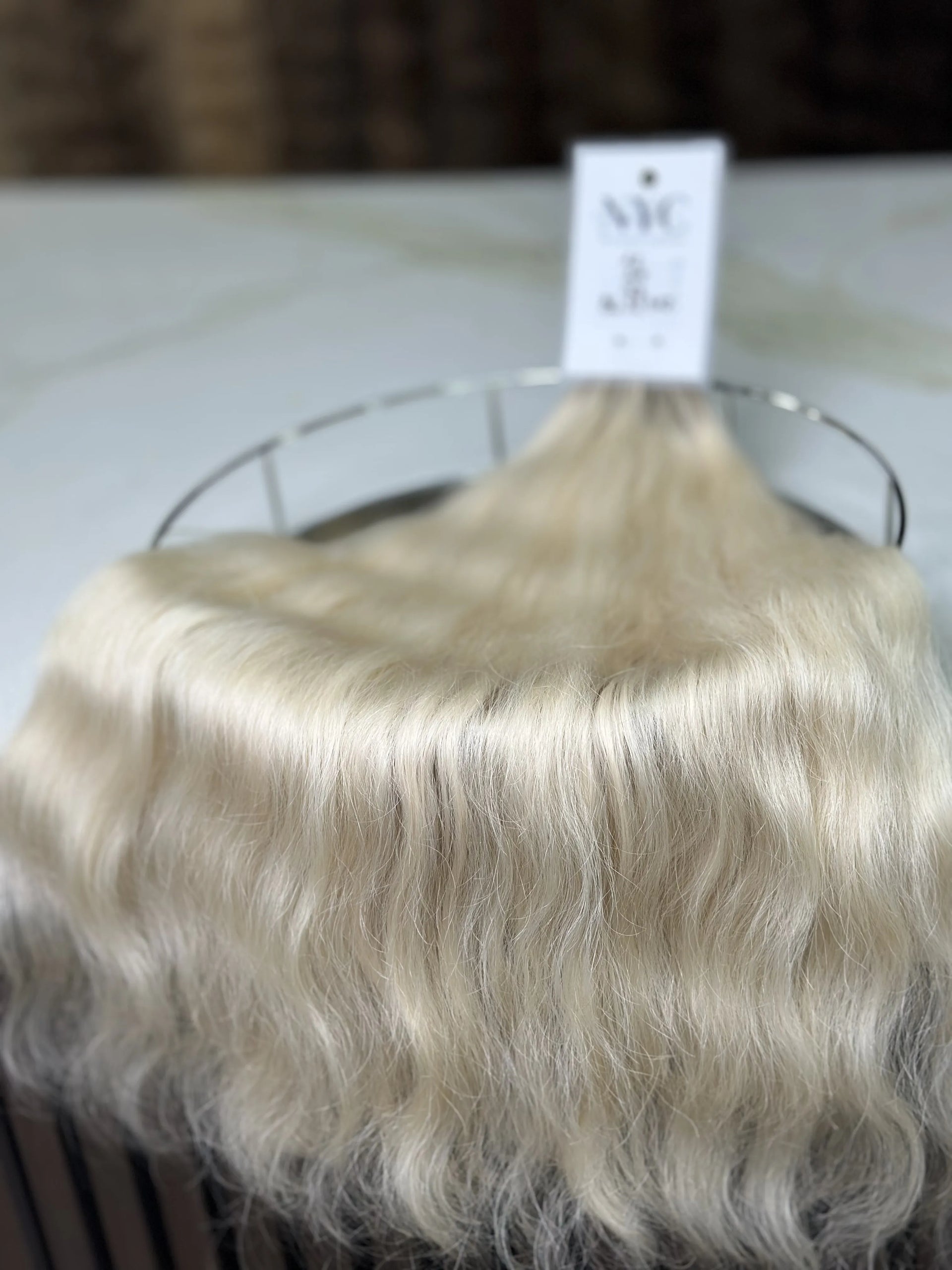 K-tip Slavic hair, colored, wavy 22 inch, 158gr, 214str