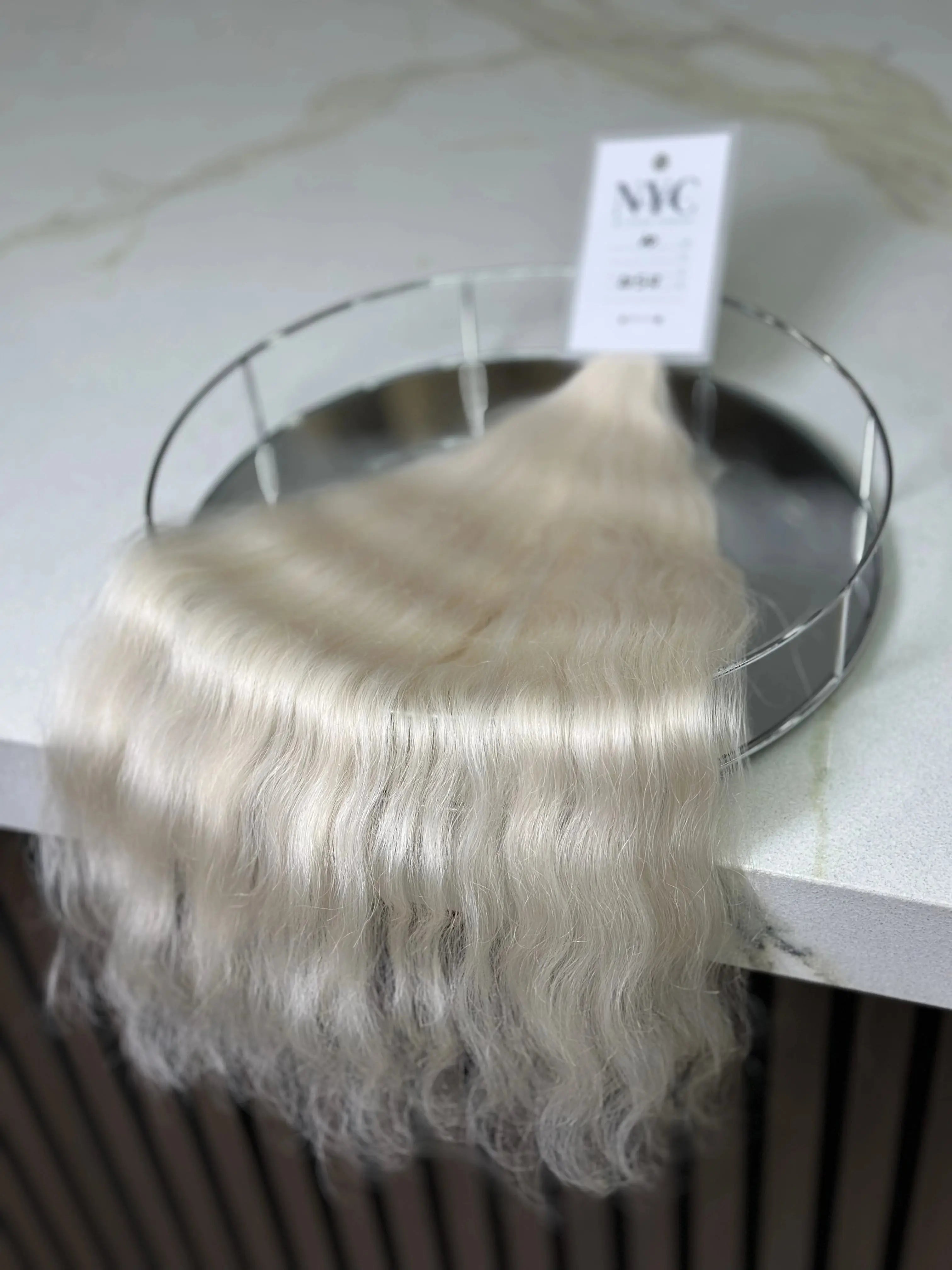 Bulk Slavic hair, colored ,wavy 20 inch: 69g - LUXHAIRNYCSHOP