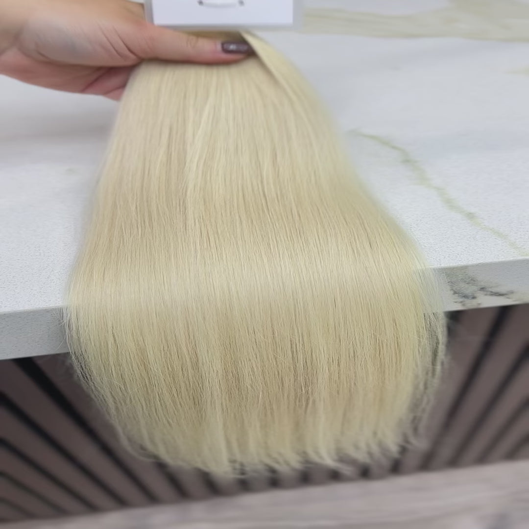 Bulk Slavic hair, colored, straight 22 inch: 102g