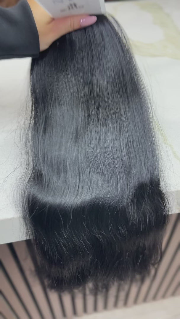 K-tip Slavic hair, colored, wavy 22 inch, 132gr, 275str