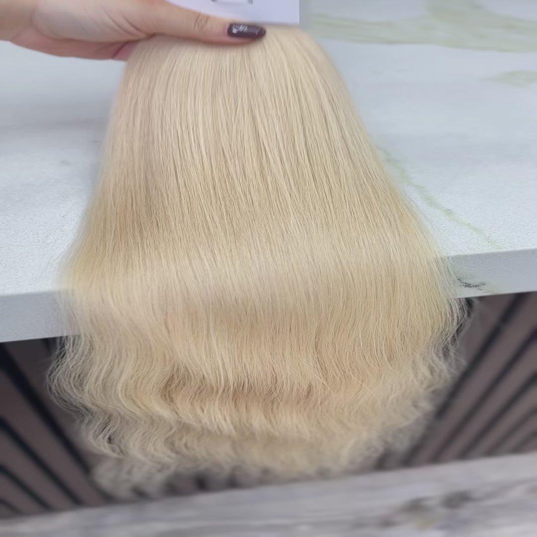 K-tip Slavic hair, colored, wavy 22 inch, 114gr, 191 str