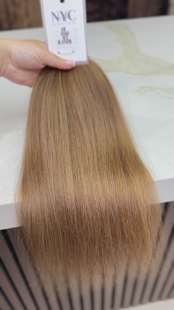 K-tip Slavic hair, colored, straight 20 inch, 85gr, 200str