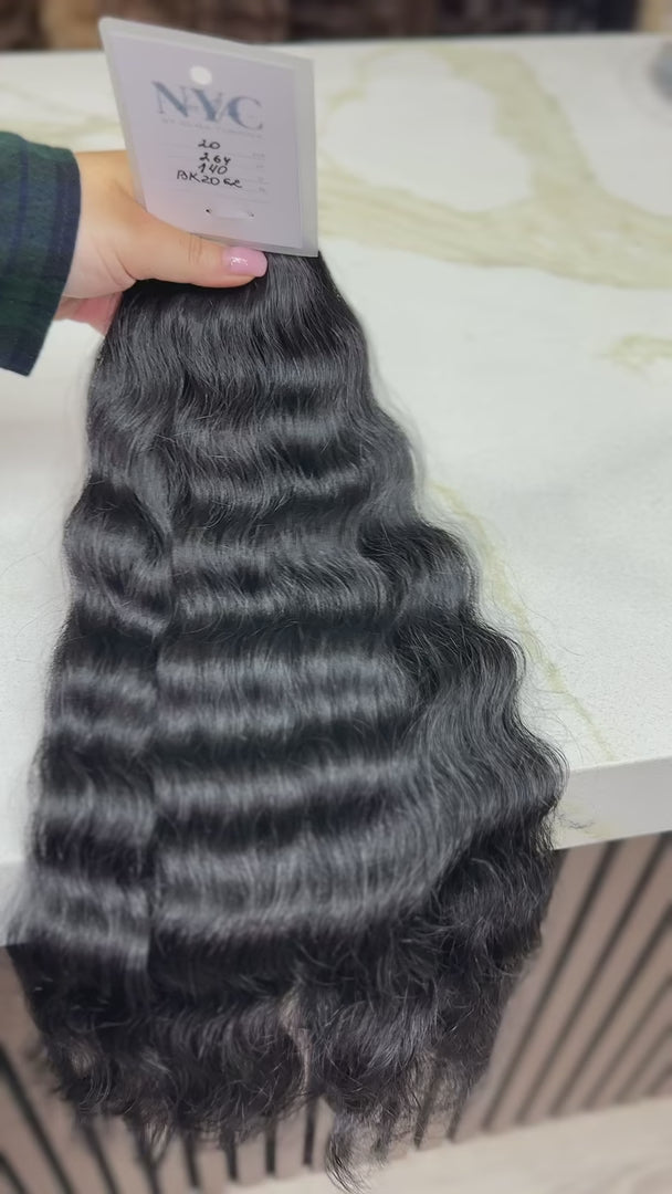 K-tip Slavic hair, colored, curly 20 inch, 140gr, 264str