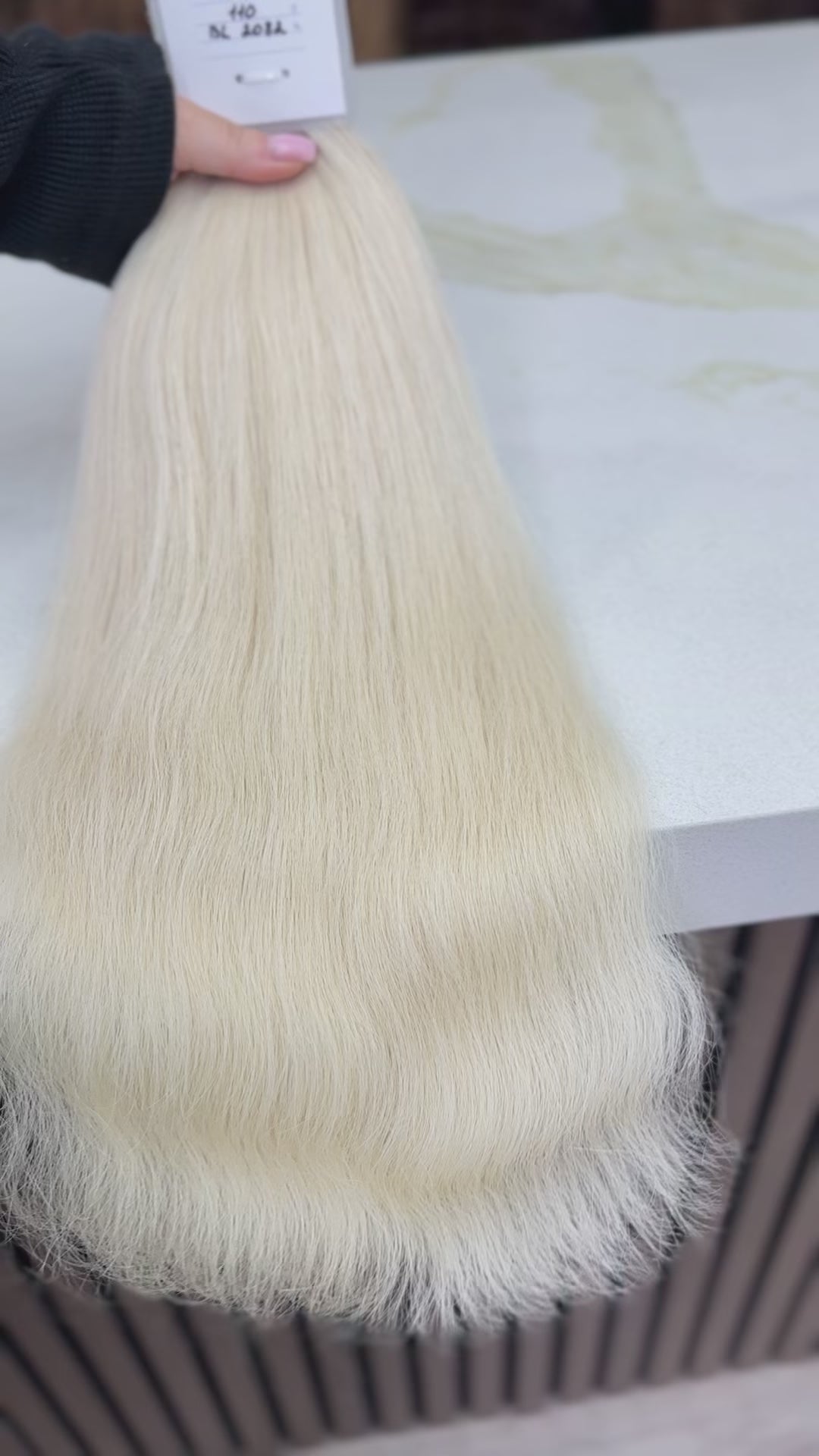 K-tip Slavic hair, colored, wavy 18 inch, 110gr, 194str