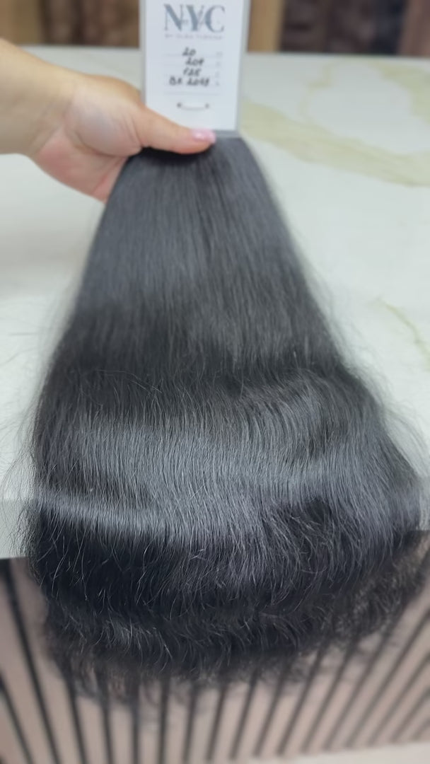 K-tip Slavic hair, colored, wavy 20 inch, 125gr, 204 str