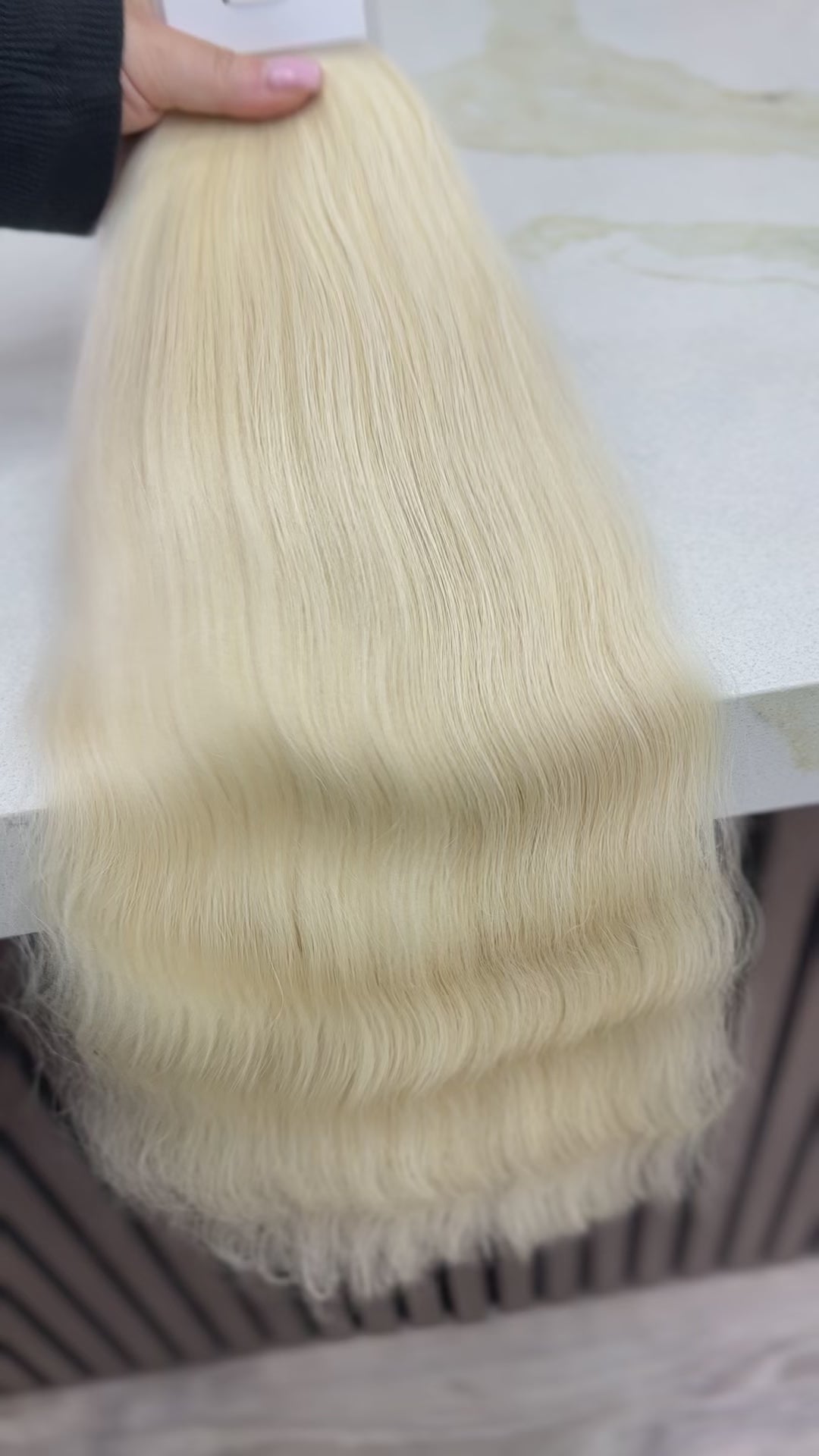 K-tip Slavic hair, colored, wavy 20 inch, 116gr, 242str
