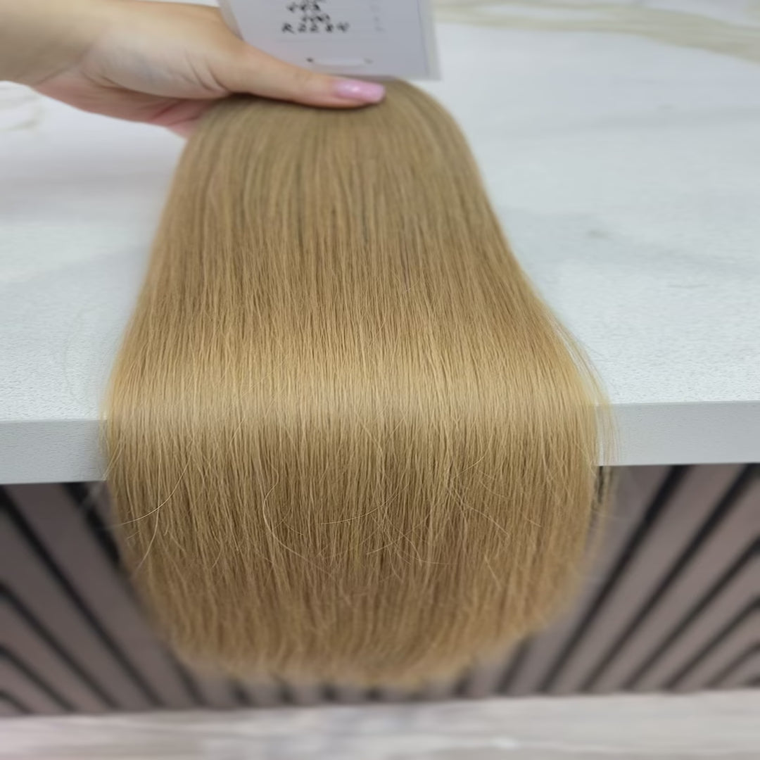 K-tip Slavic hair, colored, straight 22 inch, 100gr, 143 str