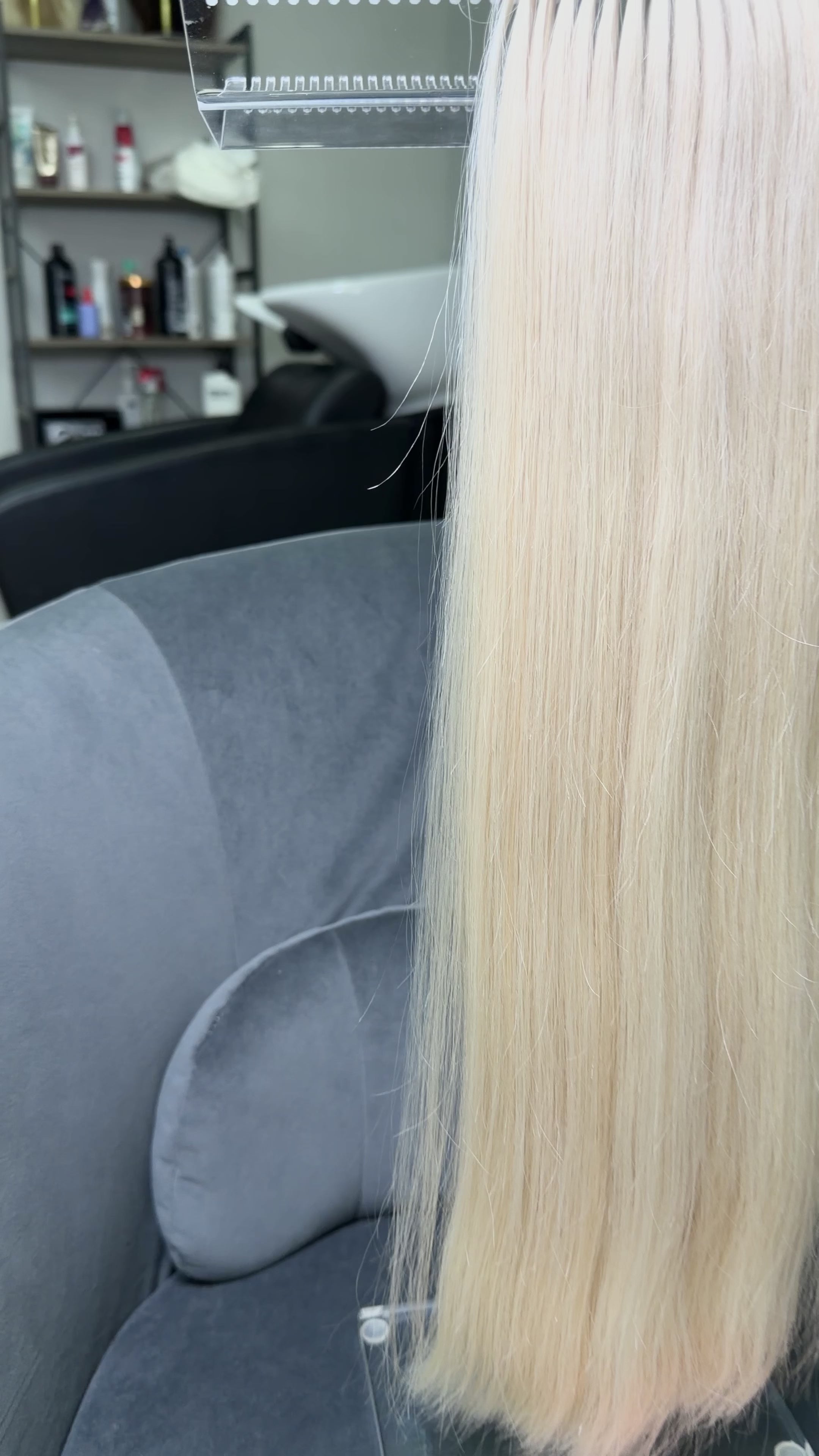 Premium Slavic Colored Hair – Blonde Straight Bulk, 22 Inch, 152g