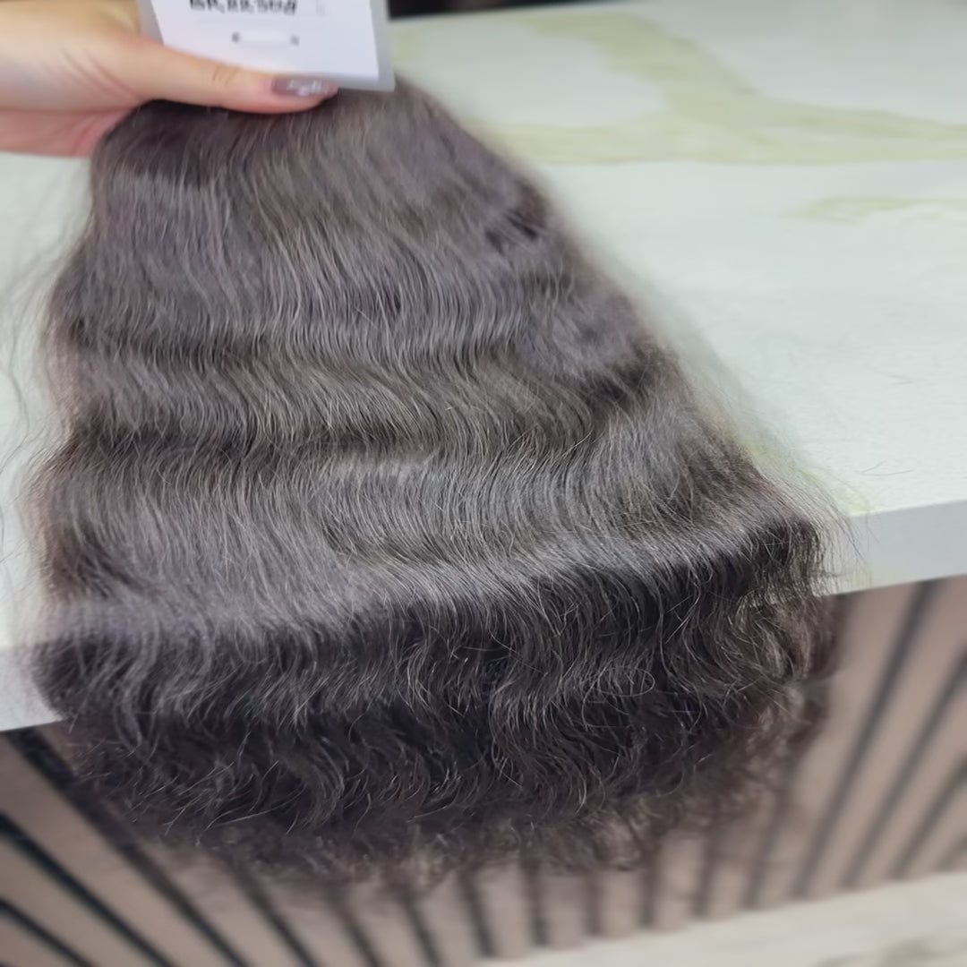 K-tip Slavic hair, colored, wavy 22 inch, 110gr, 215str