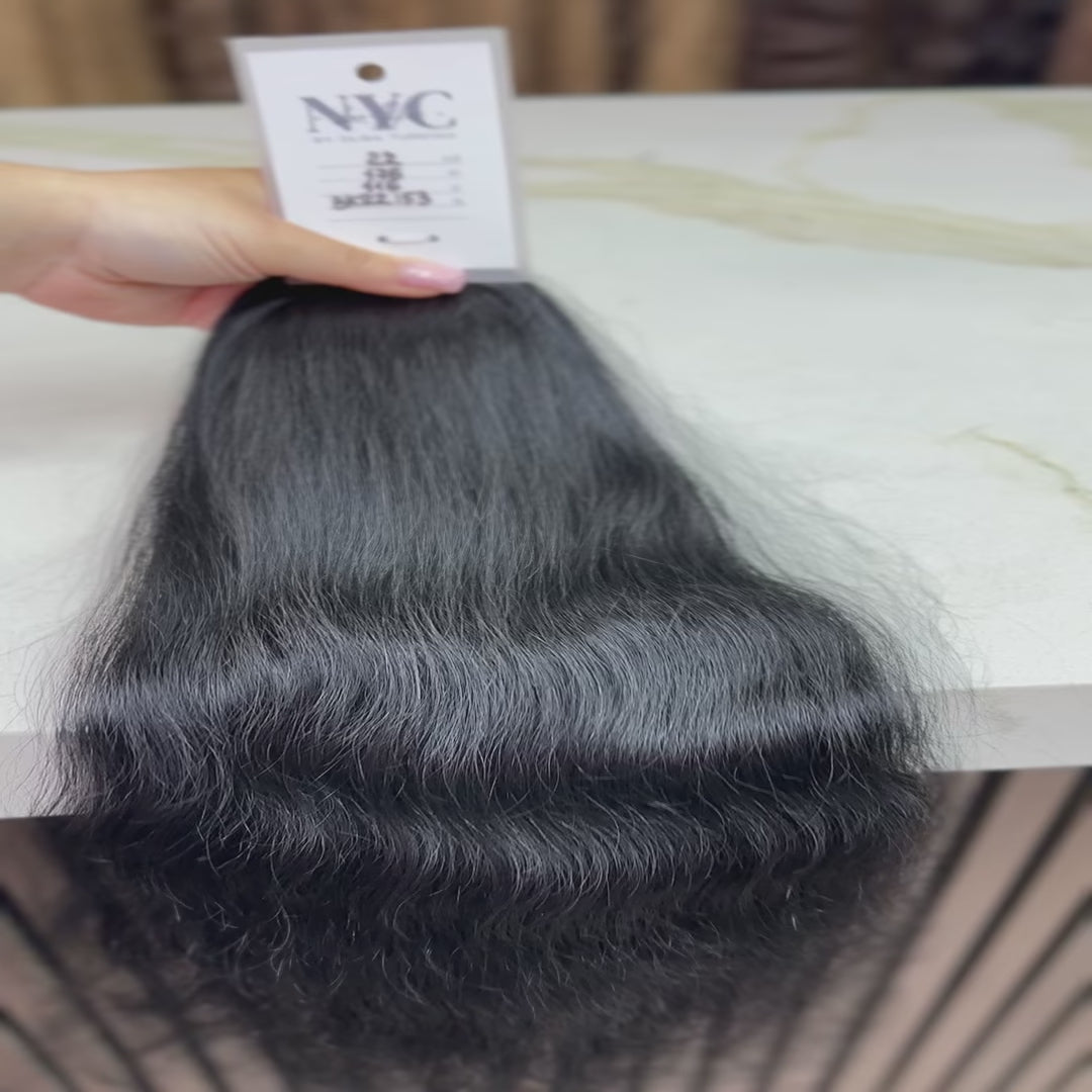 K-tip Slavic hair, colored, wavy 22 inch, 95gr, 176str