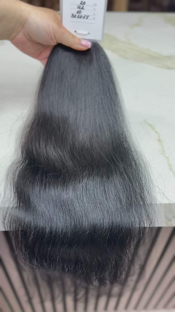 K-tip Slavic hair, colored, wavy 20 inch, 60gr, 100 str