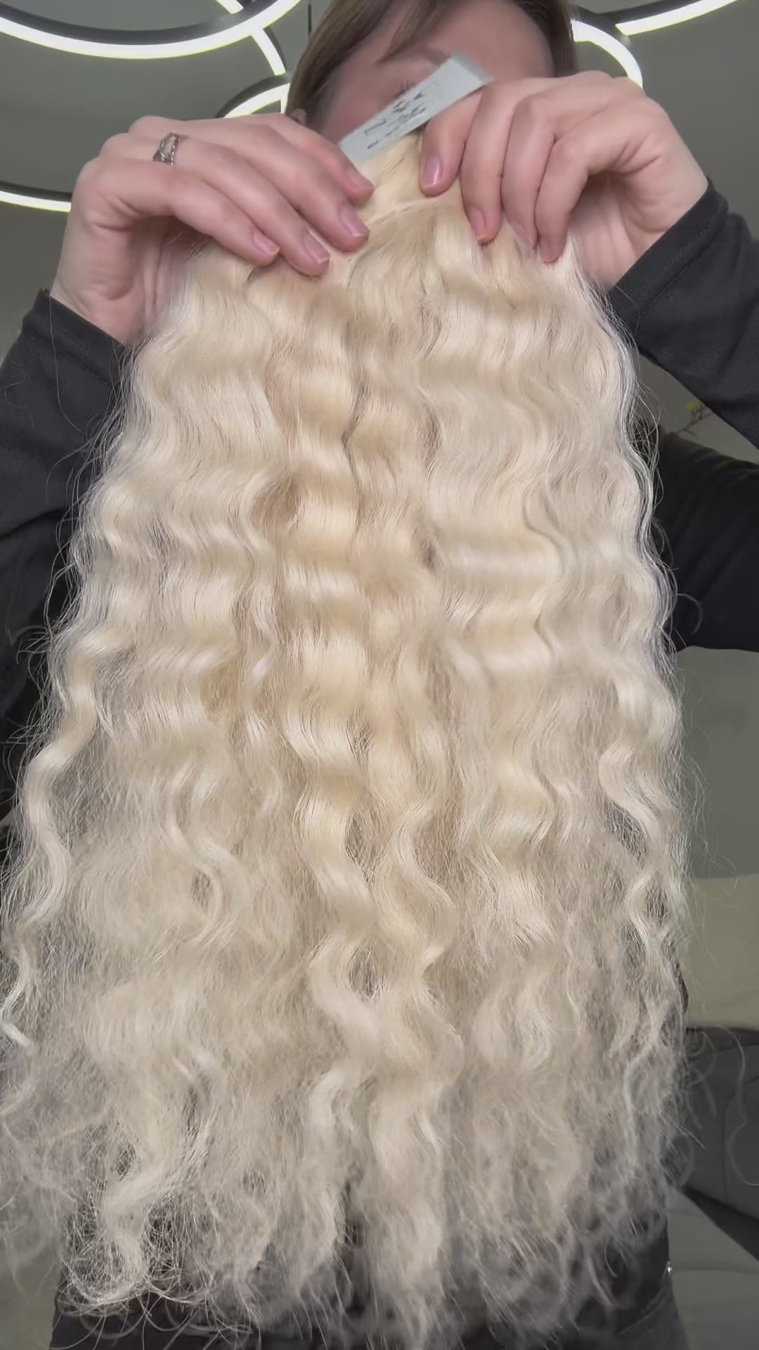 K-Tip Slavic Hair Bundle – Mixed Colors, Straight/Wavy LUXHAIRNYCSHOP