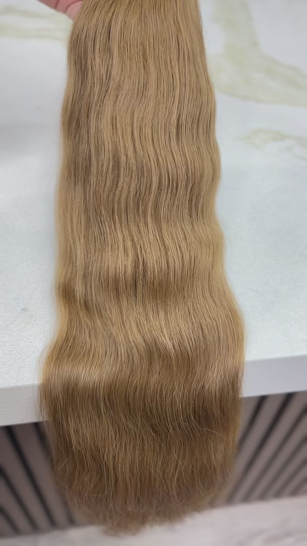 K-tip Slavic hair, colored, wavy 26 inch, 86gr, 193str