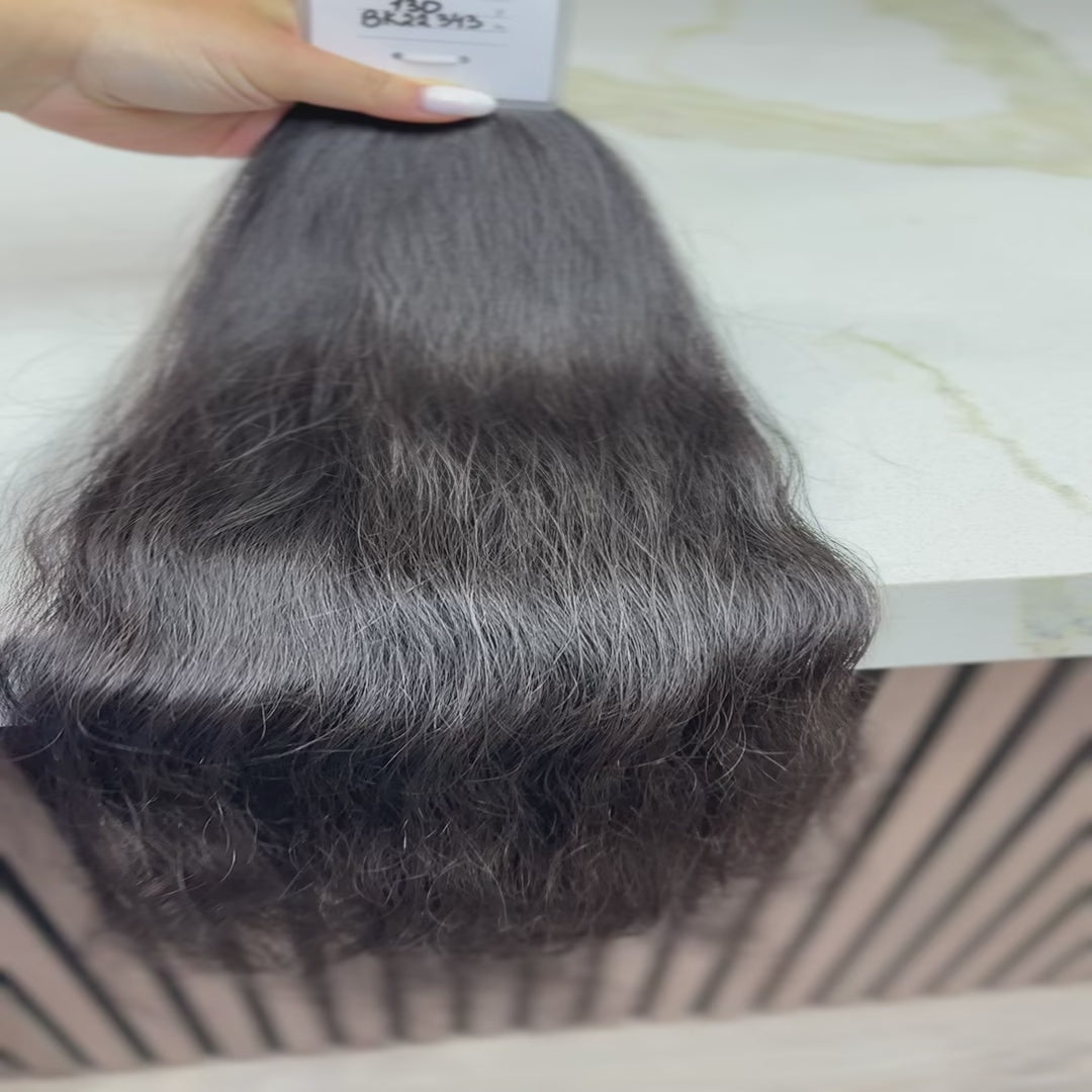 K-tip Slavic hair, colored, wavy 22 inch, 130gr, 221str