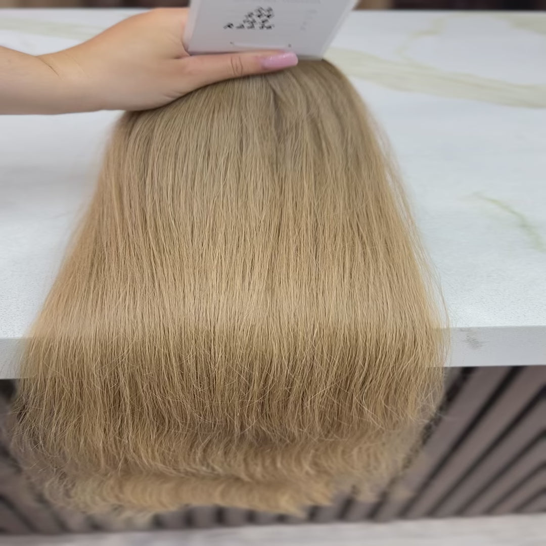 K-tip Slavic hair, colored, wavy 22 inch, 125gr, 244 str