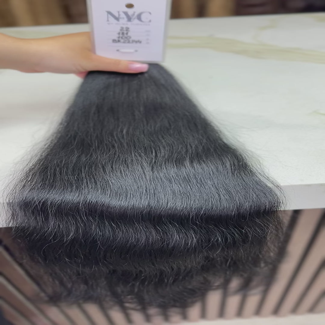 K-tip Slavic hair, colored, wavy 22 inch, 100gr, 181str